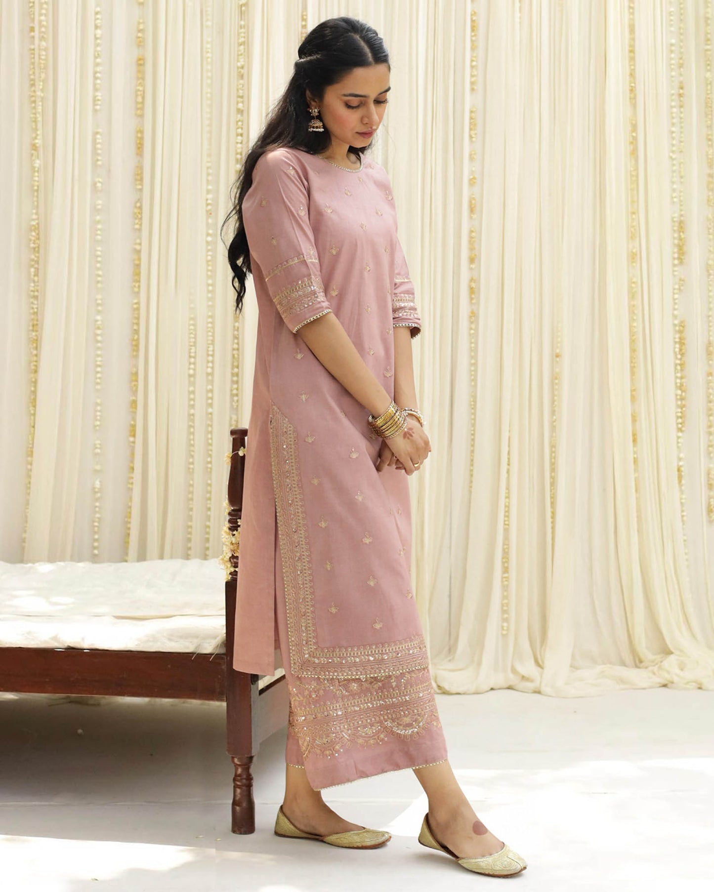 Pink Orchid | 3-Piece Stitched Suit