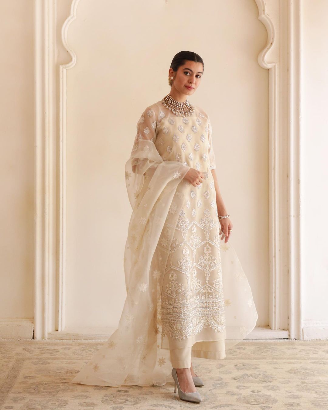 Golden Opulence | 3-Piece Stitched Suit
