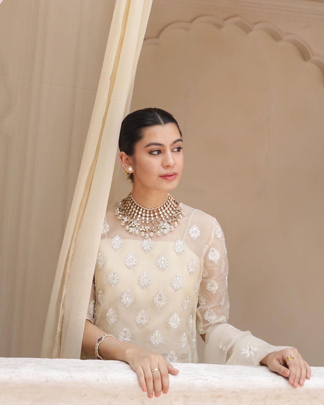 Golden Opulence | 3-Piece Stitched Suit