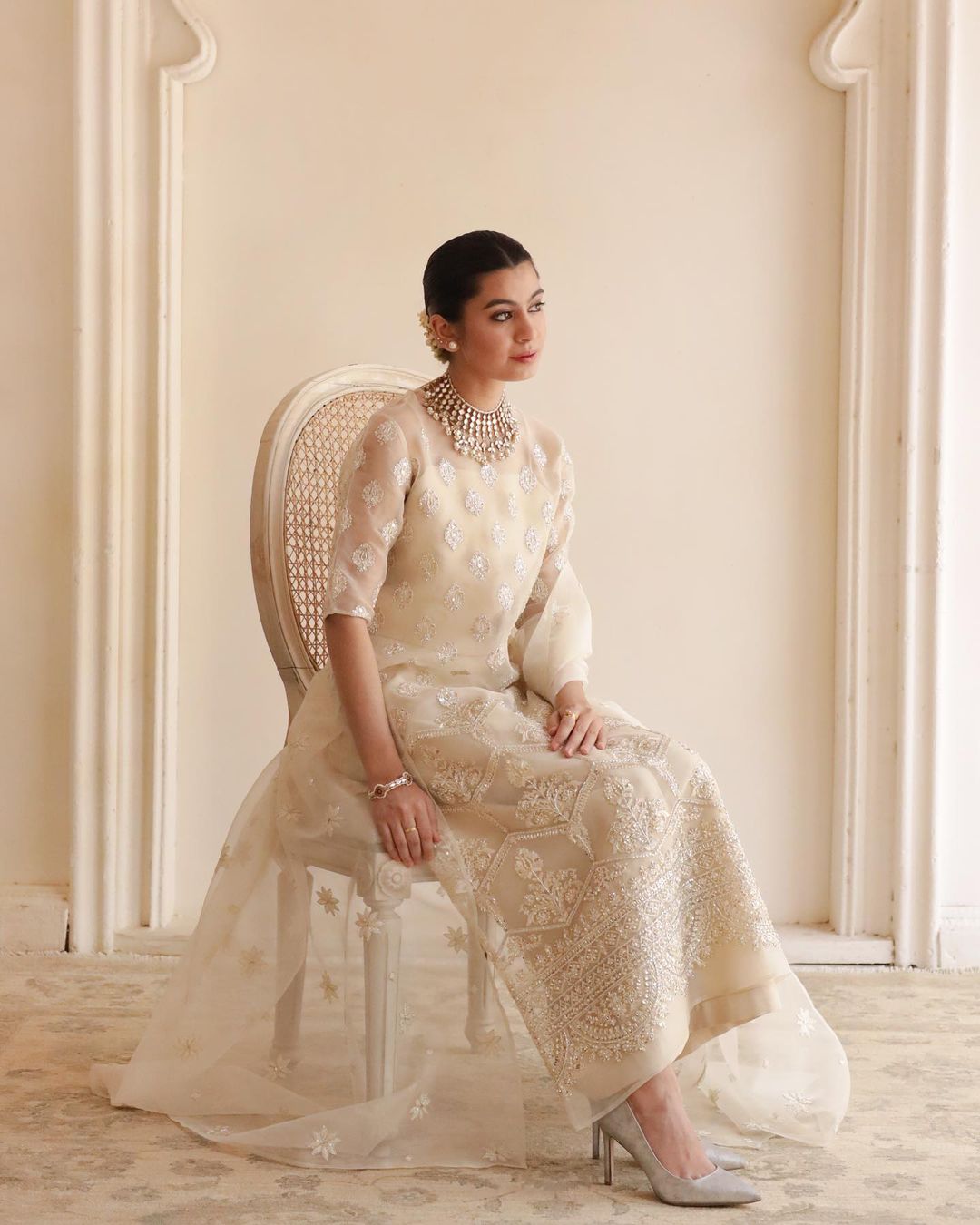 Golden Opulence | 3-Piece Stitched Suit