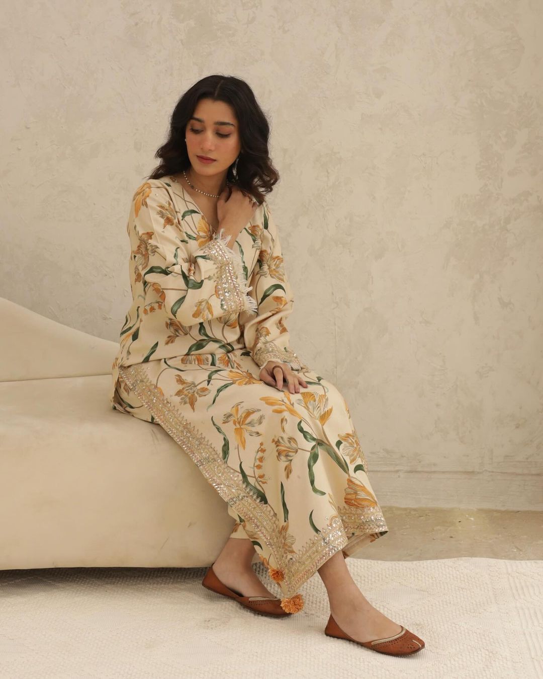 Pearly Bloom | 2-Piece Stitched Suit
