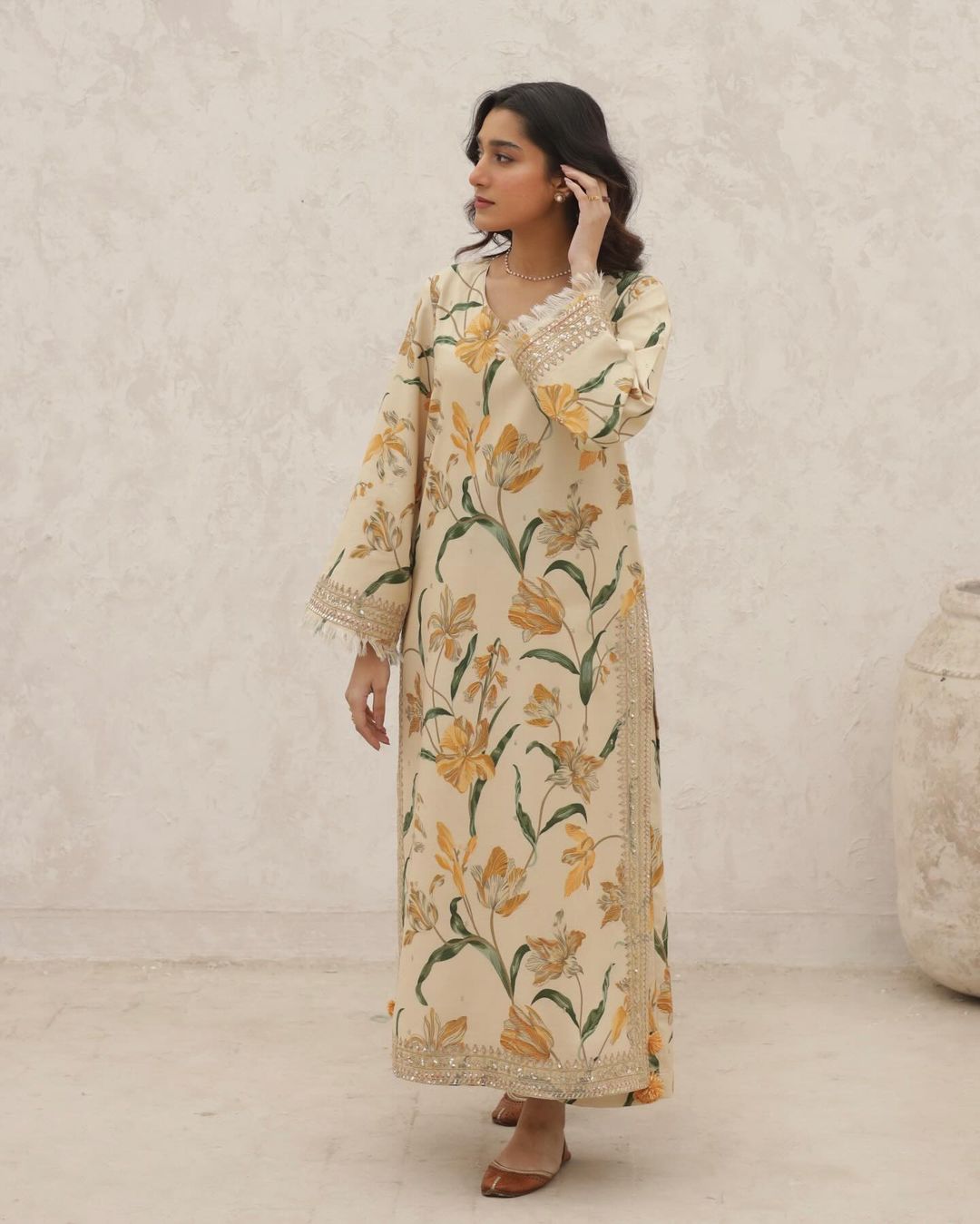 Pearly Bloom | 2-Piece Stitched Suit