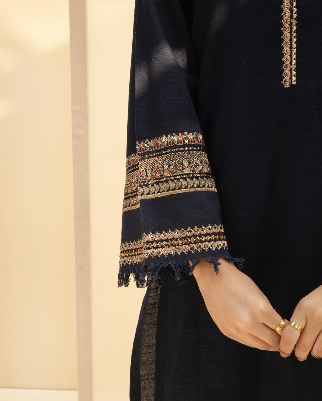 Midnight Blue | 2-pc stitched outfit
