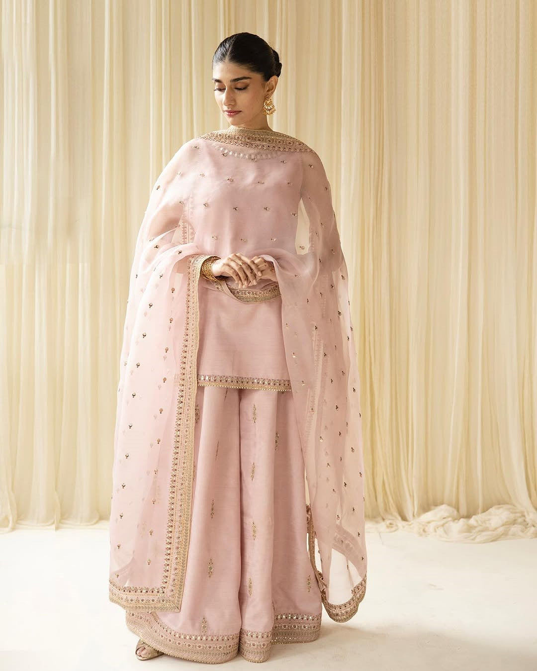 Misty Blush | 3-Piece Stitched Embroidered Outfit