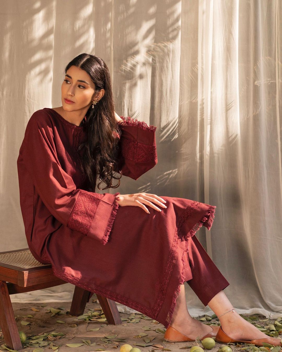 CRIMSON | 2pc stitched outfit