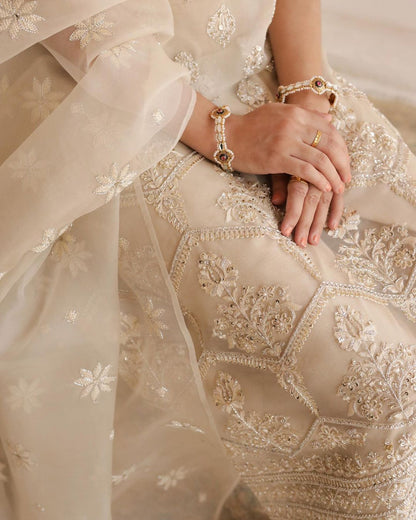 Golden Opulence  | 3-Piece Stitched Suit