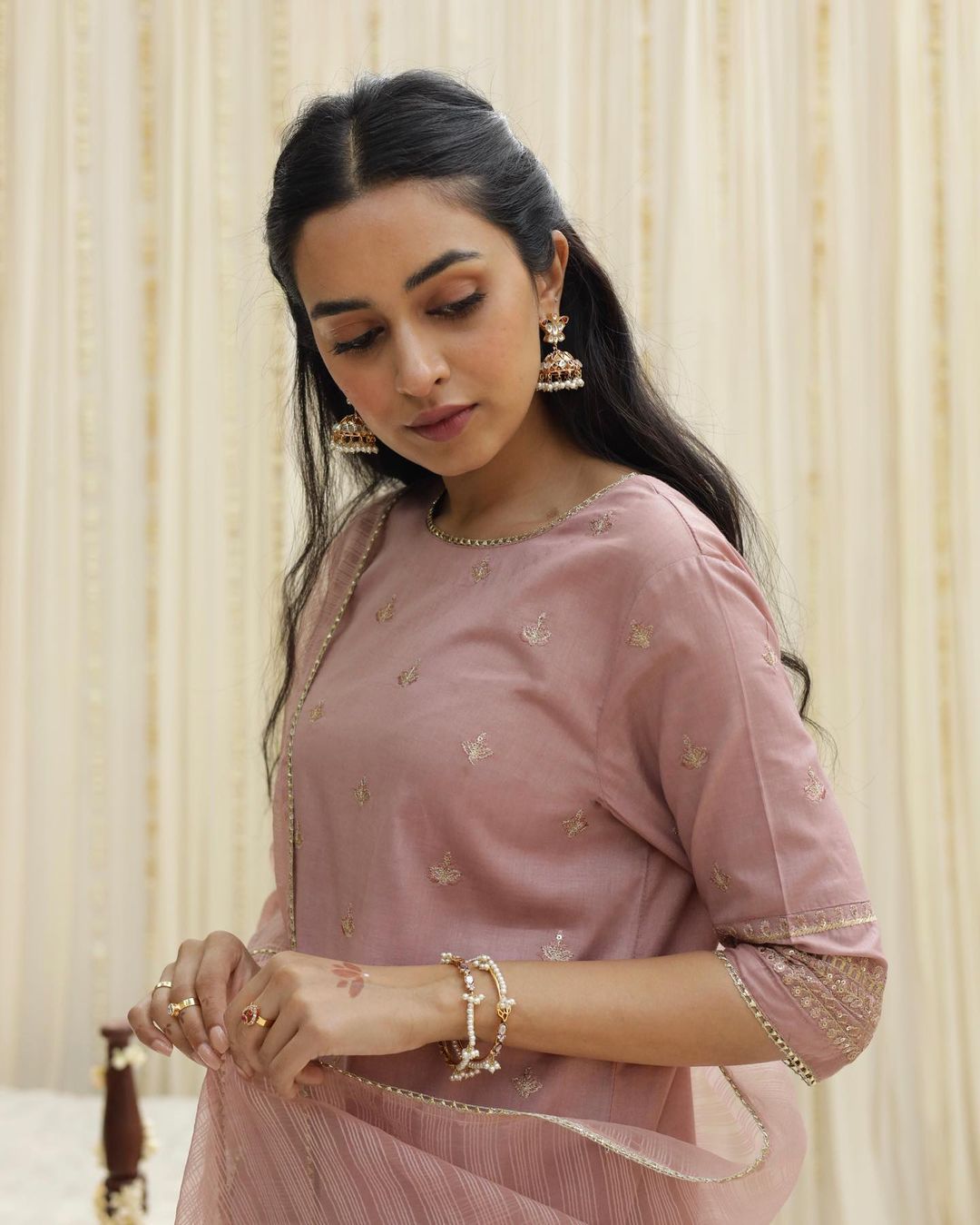 Pink Orchid | 3-Piece Stitched Suit