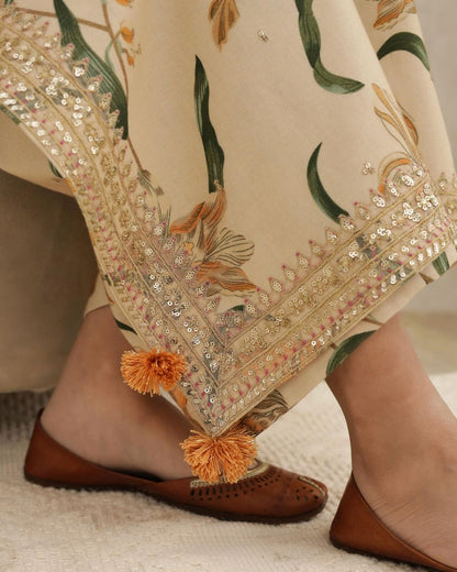 Pearly Bloom | 2-Piece Stitched Suit