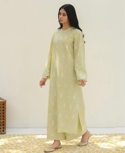 Mint Glow | 3-Piece Stitched Eid Arrival