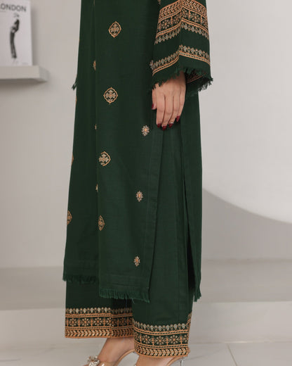 JADE | 2-piece Stitched embroidered outfit