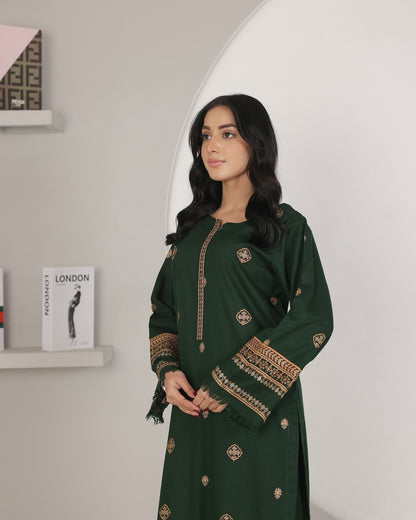 JADE | 2-piece Stitched embroidered outfit