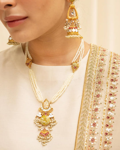 Gulnoor | 3-PC Stitched Embroidered Outfit