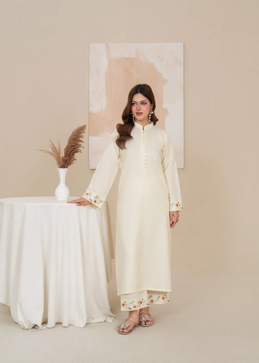 Ivory Charm | 2-Piece Stitched Winter Arrival