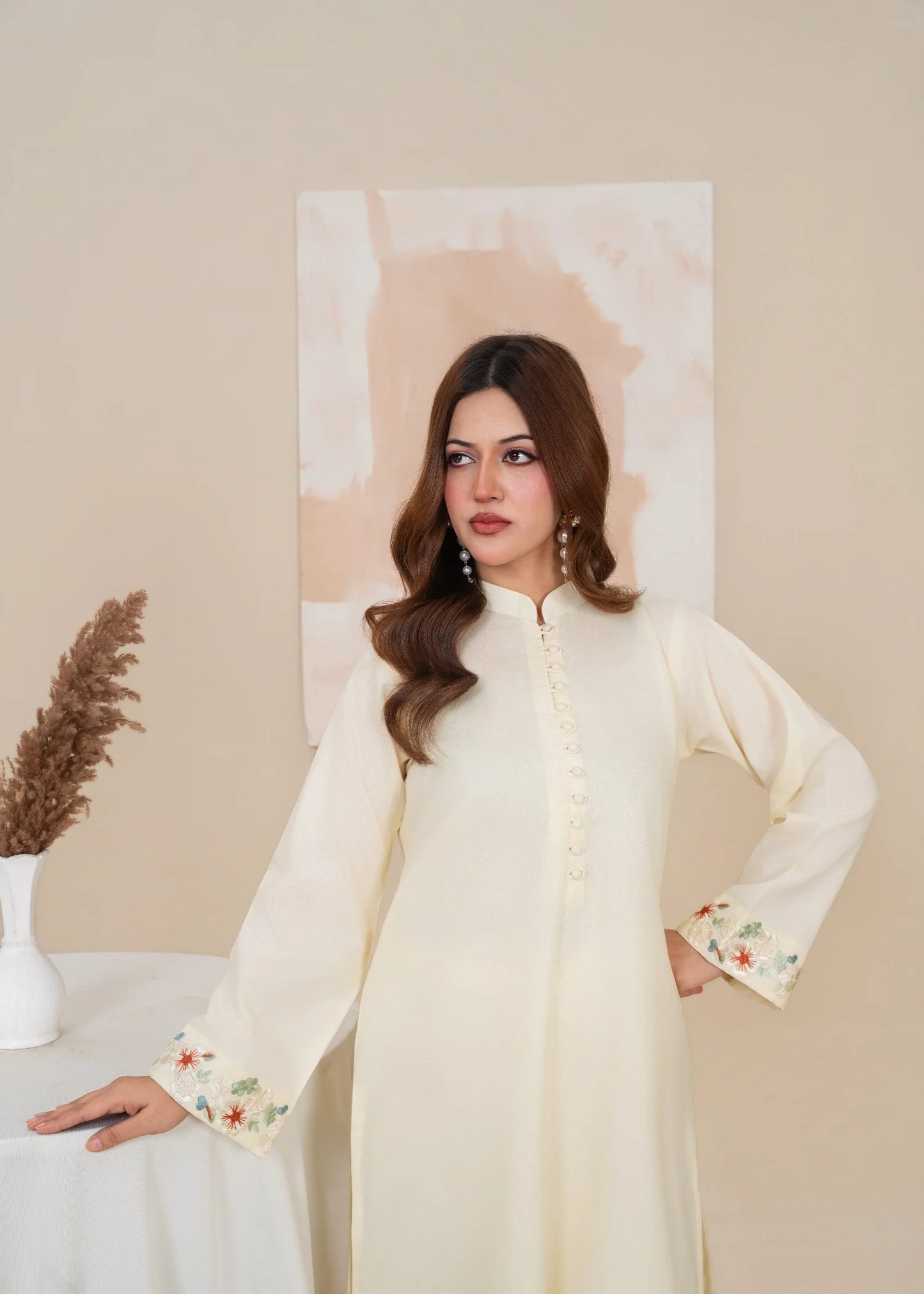 Ivory Charm | 2-Piece Stitched Winter Arrival