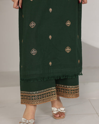 JADE | 2-piece Stitched embroidered outfit